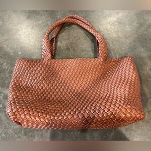 Rachel Zoe Rich Tan Woven Tote